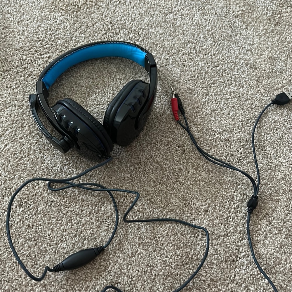 Gaming headset with mic